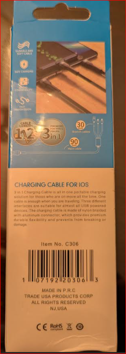3 IN 1 CHARGER CABLE