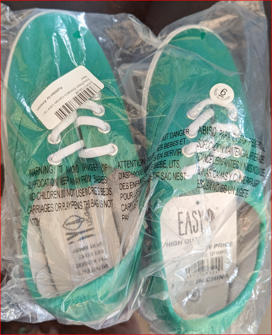 Easy USA - Womens Canvas Lace Up Shoe with Padded Insole Holly Green-6