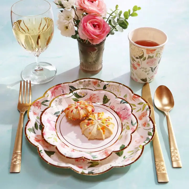 FLORAL BRUNCH 62 PIECE TABLEWARE SET