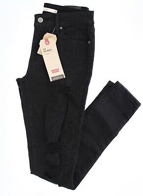 2-Levi's(R) 711 Skinny Soft Black 29 28