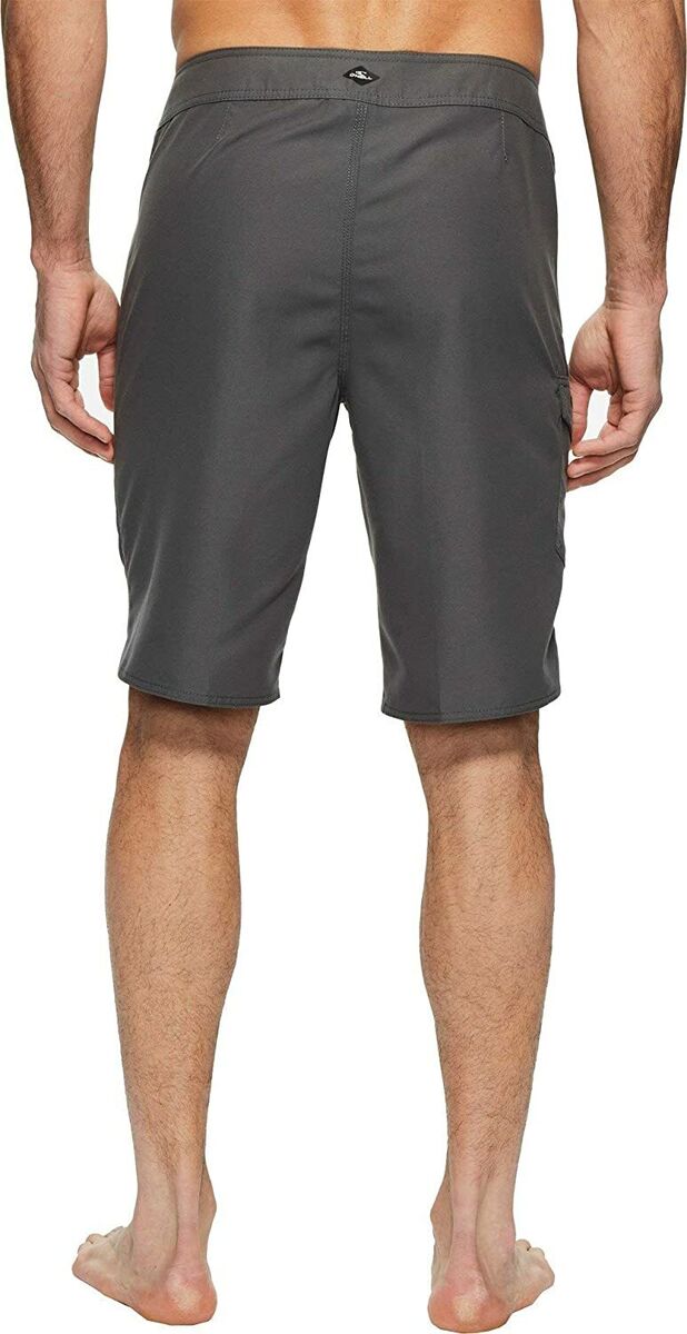 O'NEILL Mens Santa Cruz Solid 2.0 Swim, Charcoal, 32