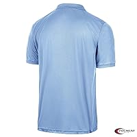 Premium Wear Men's High Moisture Wicking Polo T Shirts | Light Blue - 2X-Large