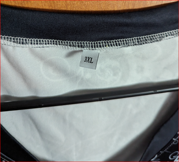 Women's Black and White Shirt 3XL