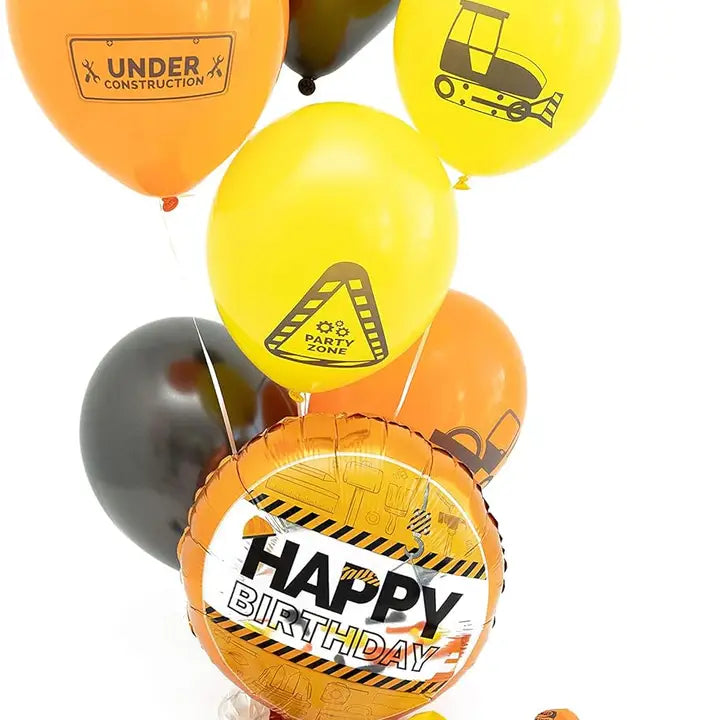 179 PIECE CONSTRUCTION THEME PARTY BOX