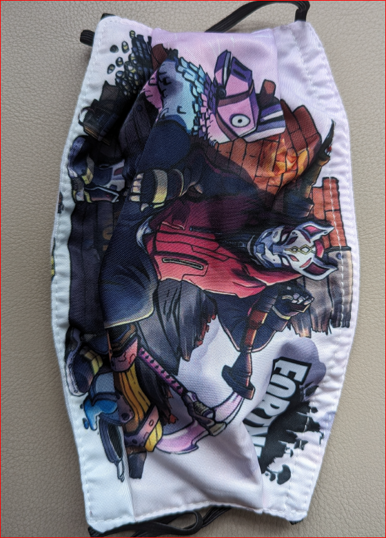 OAXYGEN FACE Kids MASK Washable Cotton Cartoons MASK and 2PCS Replacement Filter (White Kitty) 8 SETS