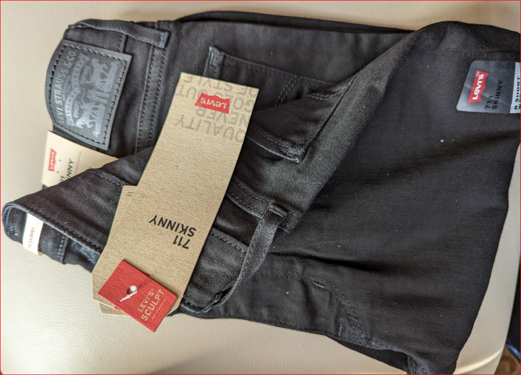 2-Levi's(R) 711 Skinny Soft Black 29 28