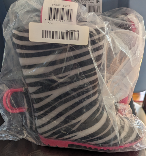 Storm Kidz Kids Girls Printed Rainboots, Zebra Little Kid 2